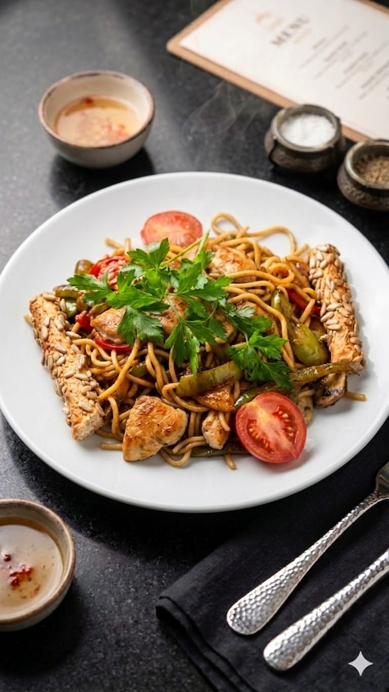 Tavuklu Noodle