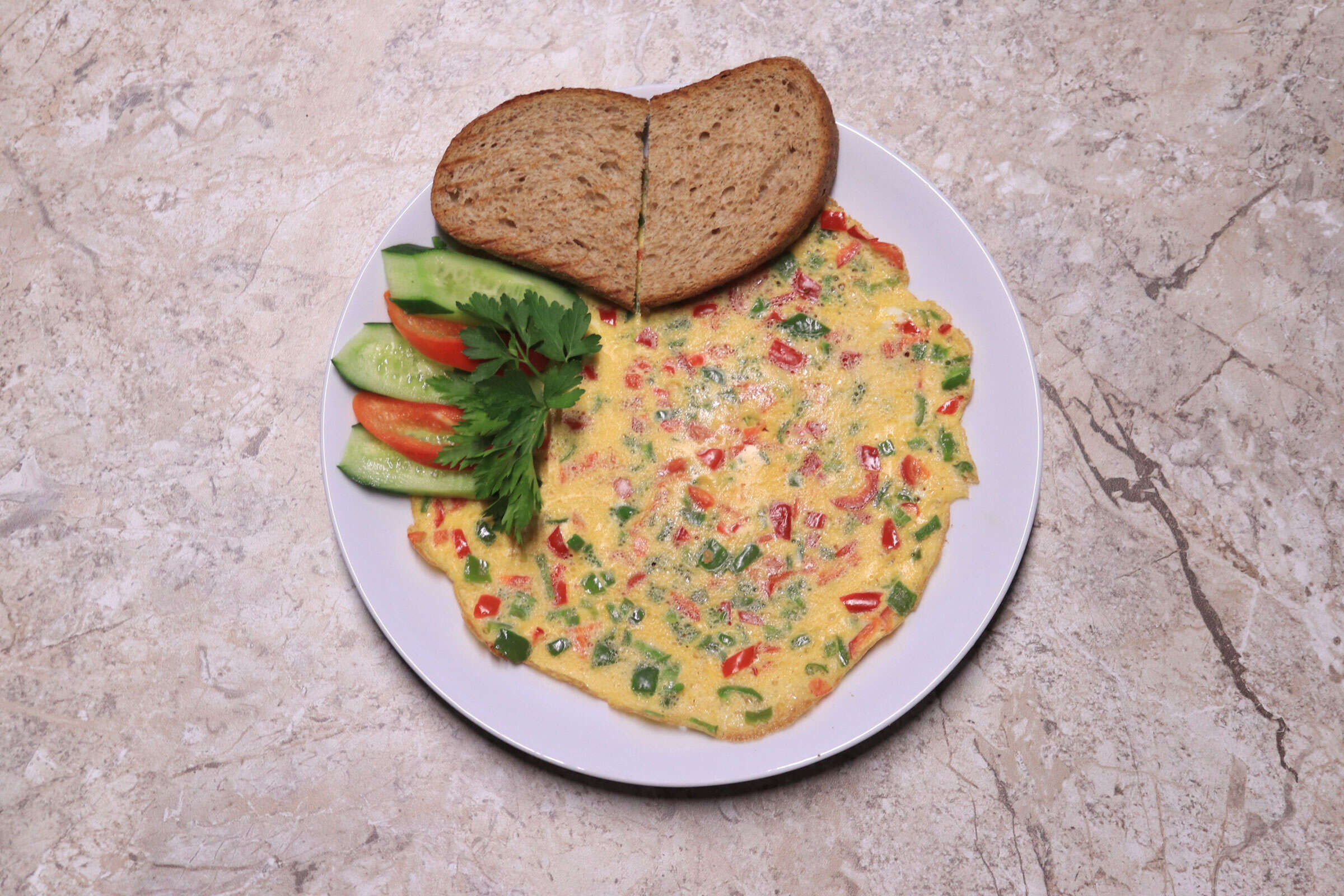 Sebzeli Omlet