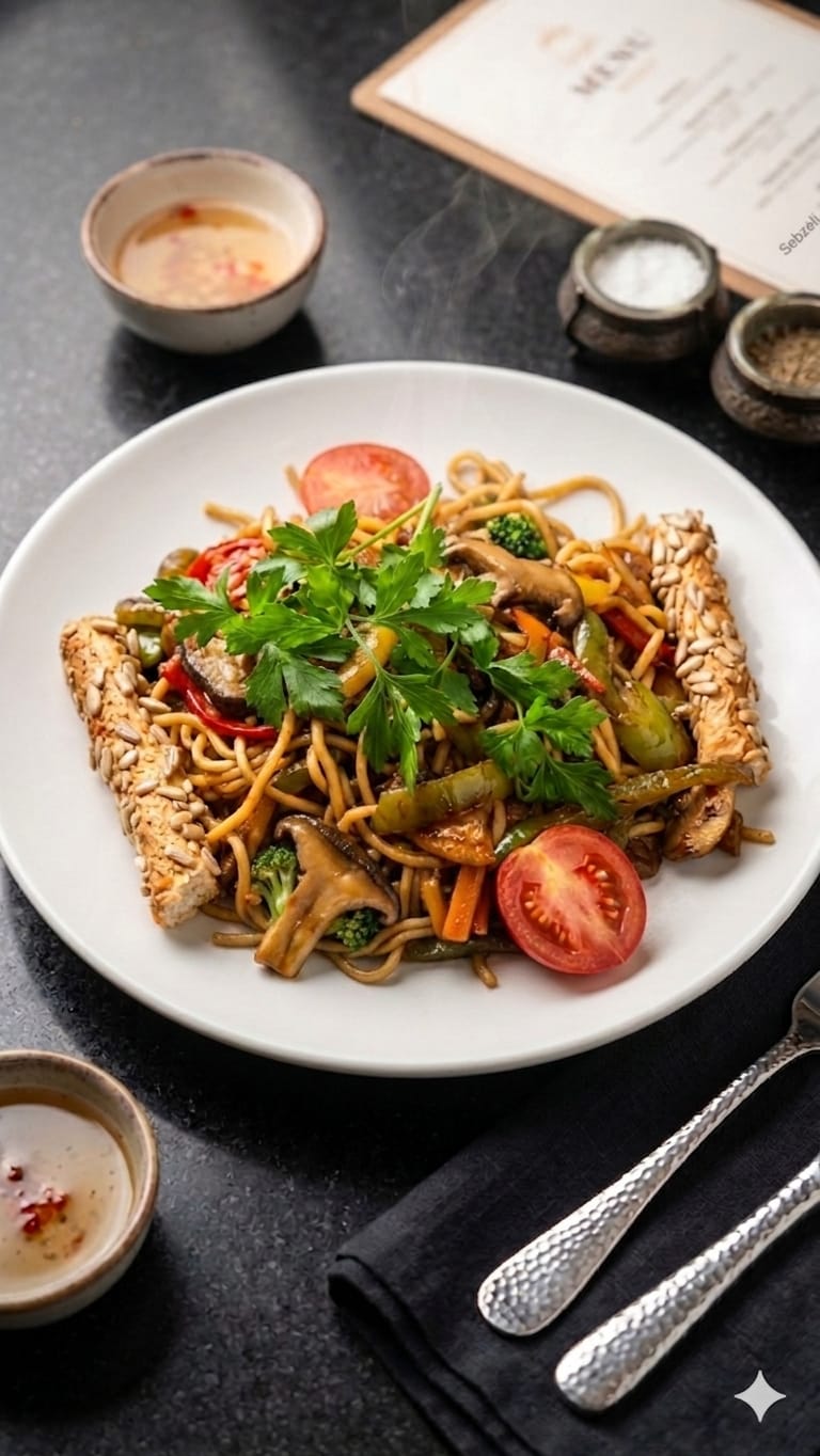 Sebzeli Noodle