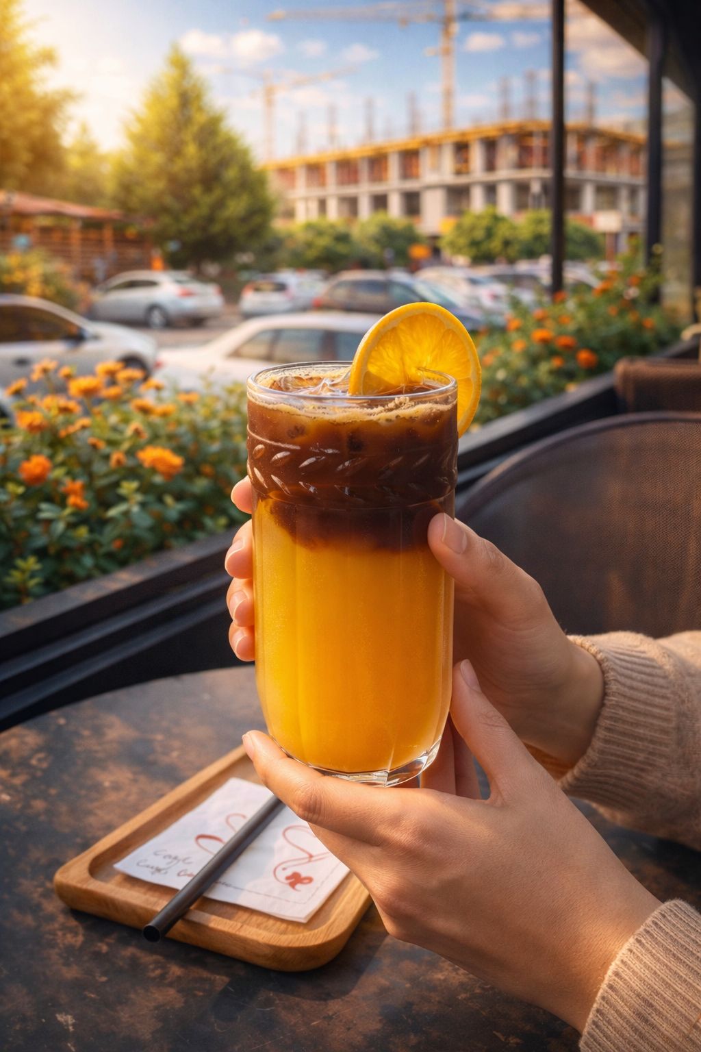 ICED ORANGE COFFE