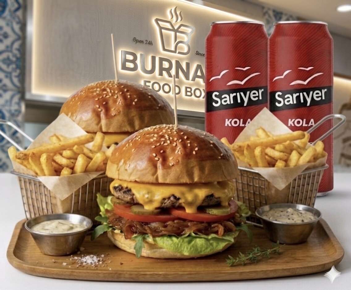 İkili köfte burger menü