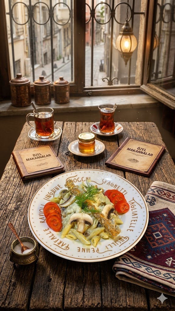Penne Mantarlı