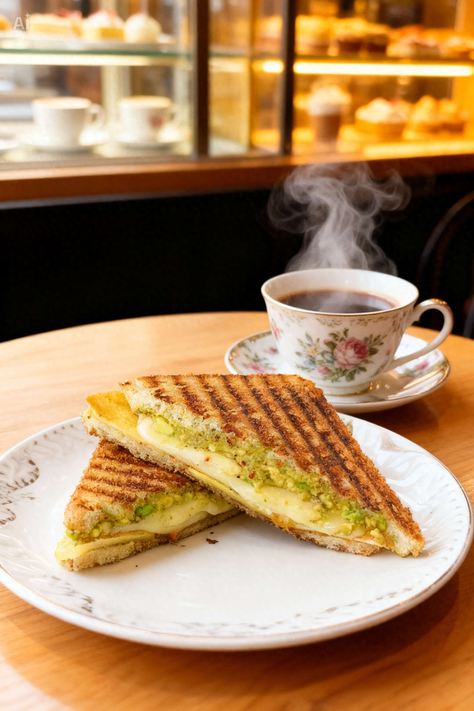 PESTO SOSLU KAŞARLI TOST
