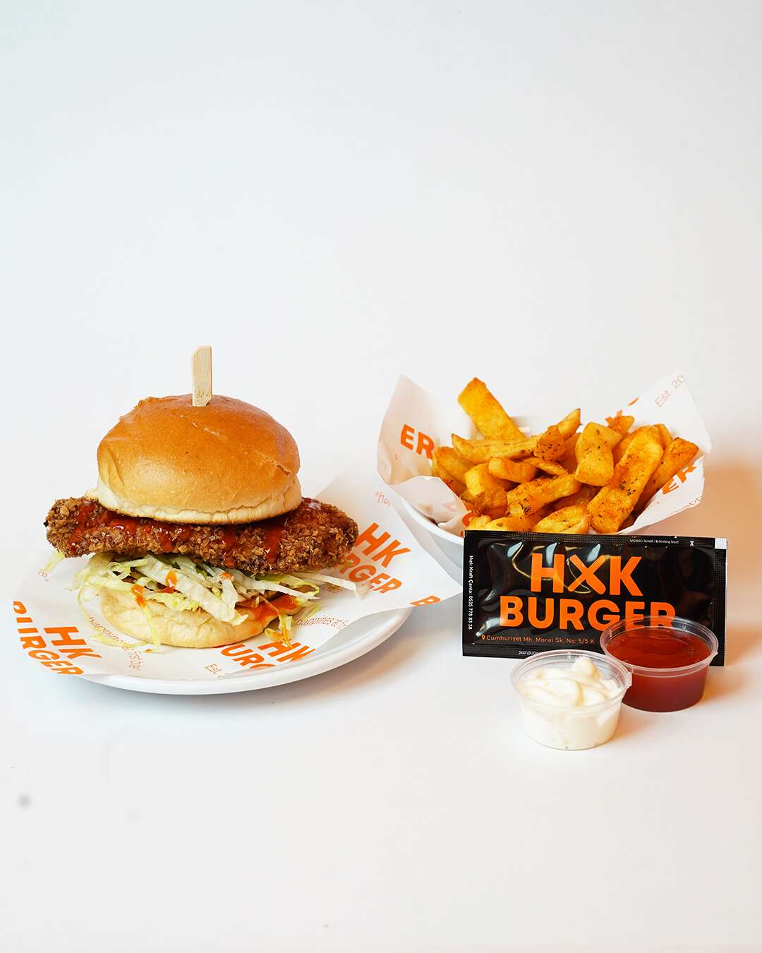 HOT CHICKEN BURGER 