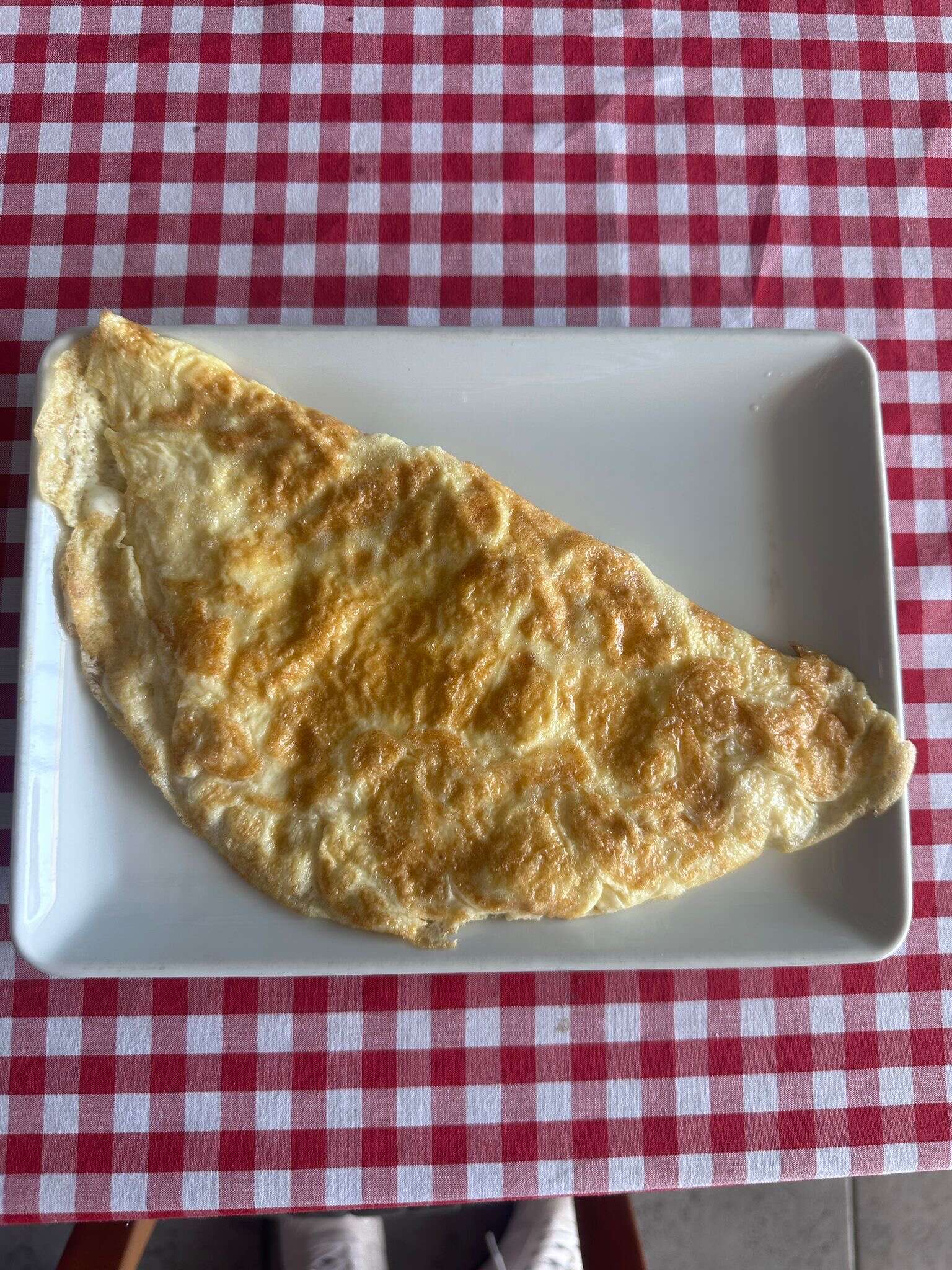 Mozzarella omelet