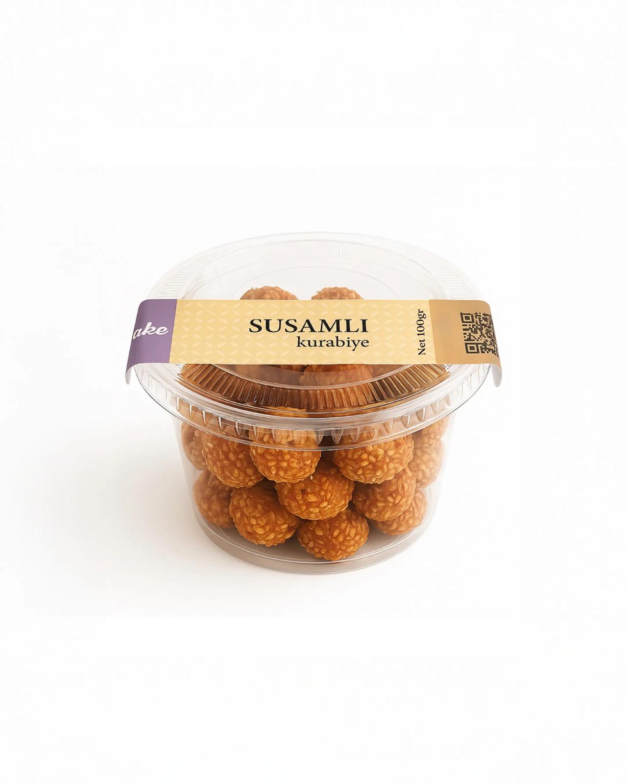 SUSAMLI KURABİYE / SESAME COOKIES