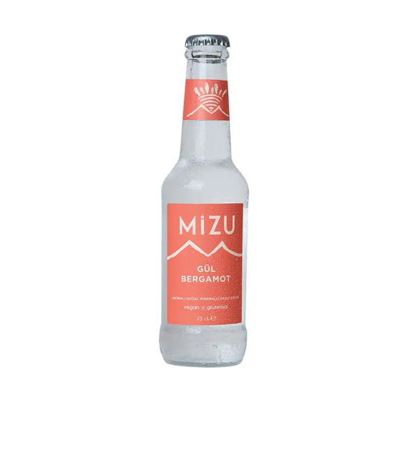 Mizu Rose Bergamot Natural Sparkling Mineral Drink