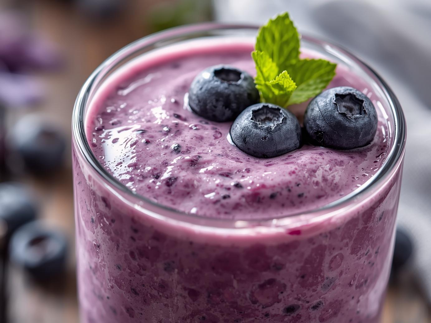 Blueberry smoothie