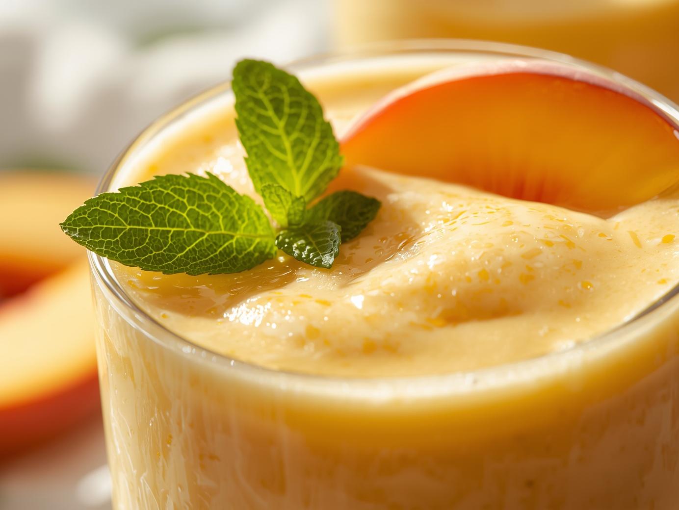 Peach smoothie
