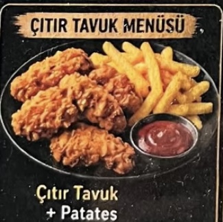 Çıtır Tavuk Menüsü