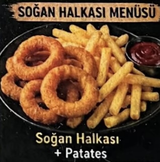 Soğan Halkası Menü