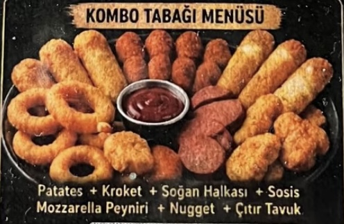 Kombo Tabağı Menü 