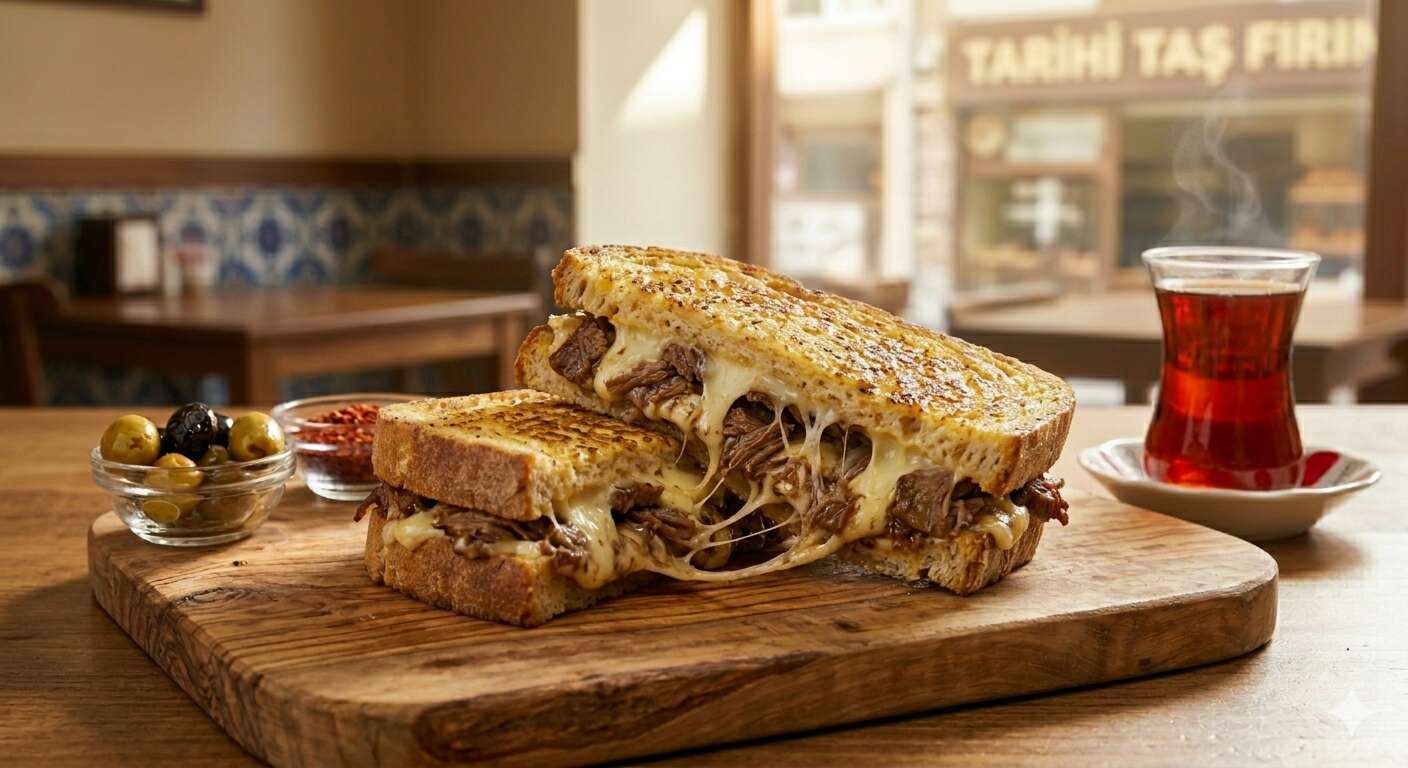 KAVURMALI KAŞARLI TOST