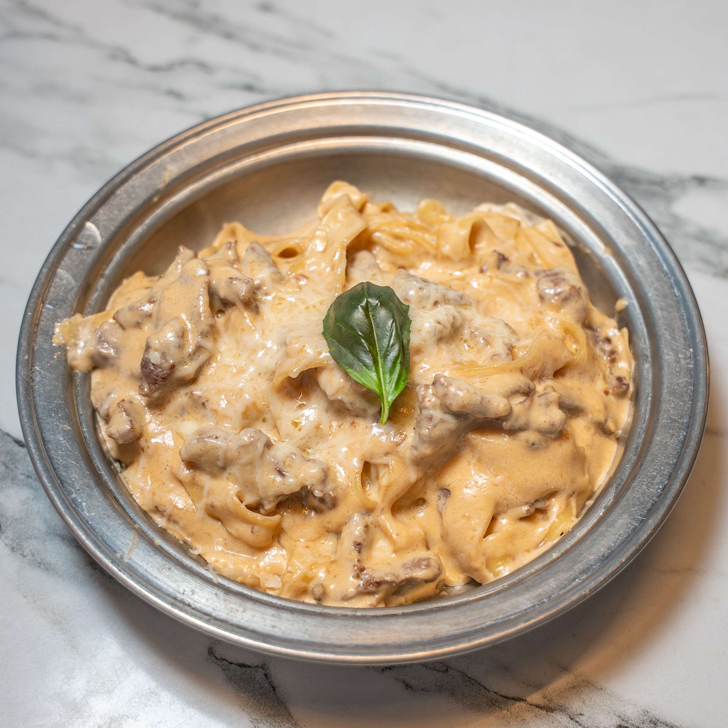 Fettucini Porçini Bonfile (Fettuccine, Porcini Mushrooms, Beef Tenderloin)