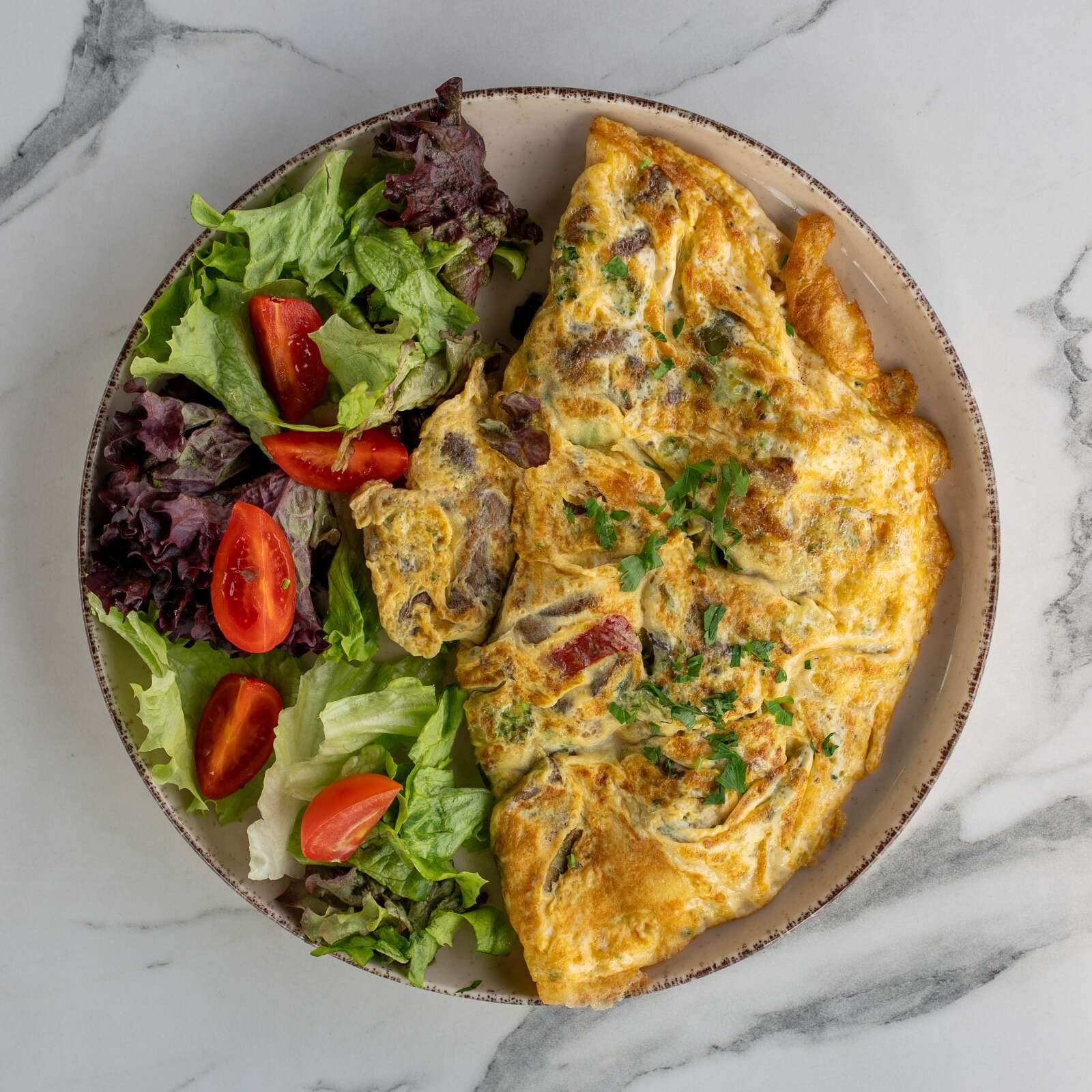 Sebzeli Omlet (Vegetable Omelette)