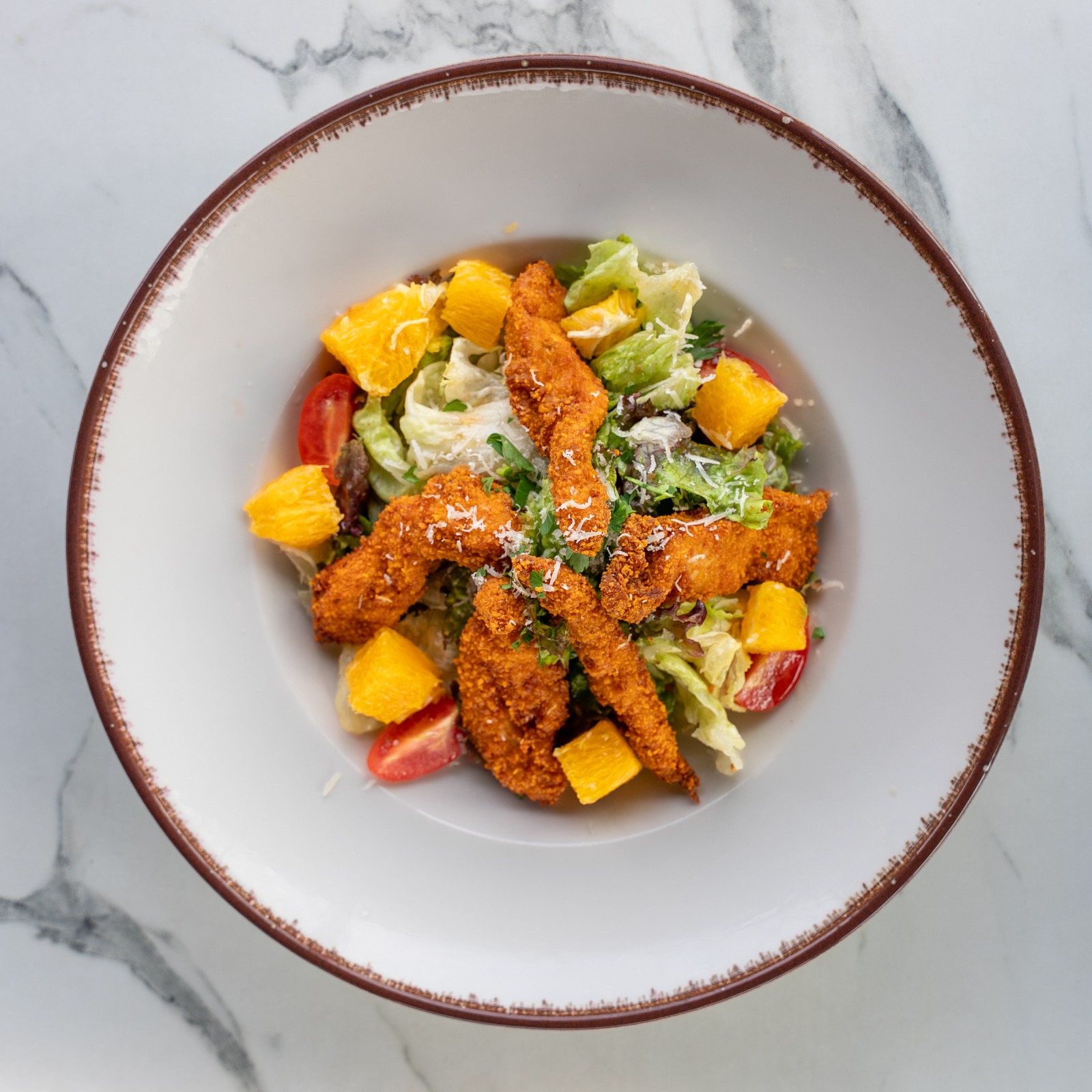 Çıtır Tavuk Salata (Fried Chıcken Salad)