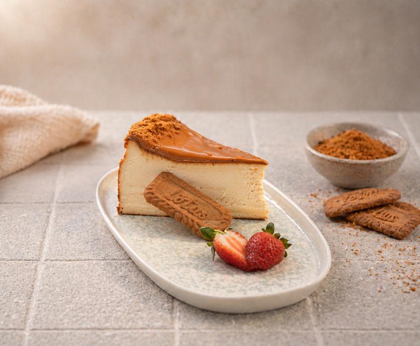 Lotus San Sebastián cheesecake