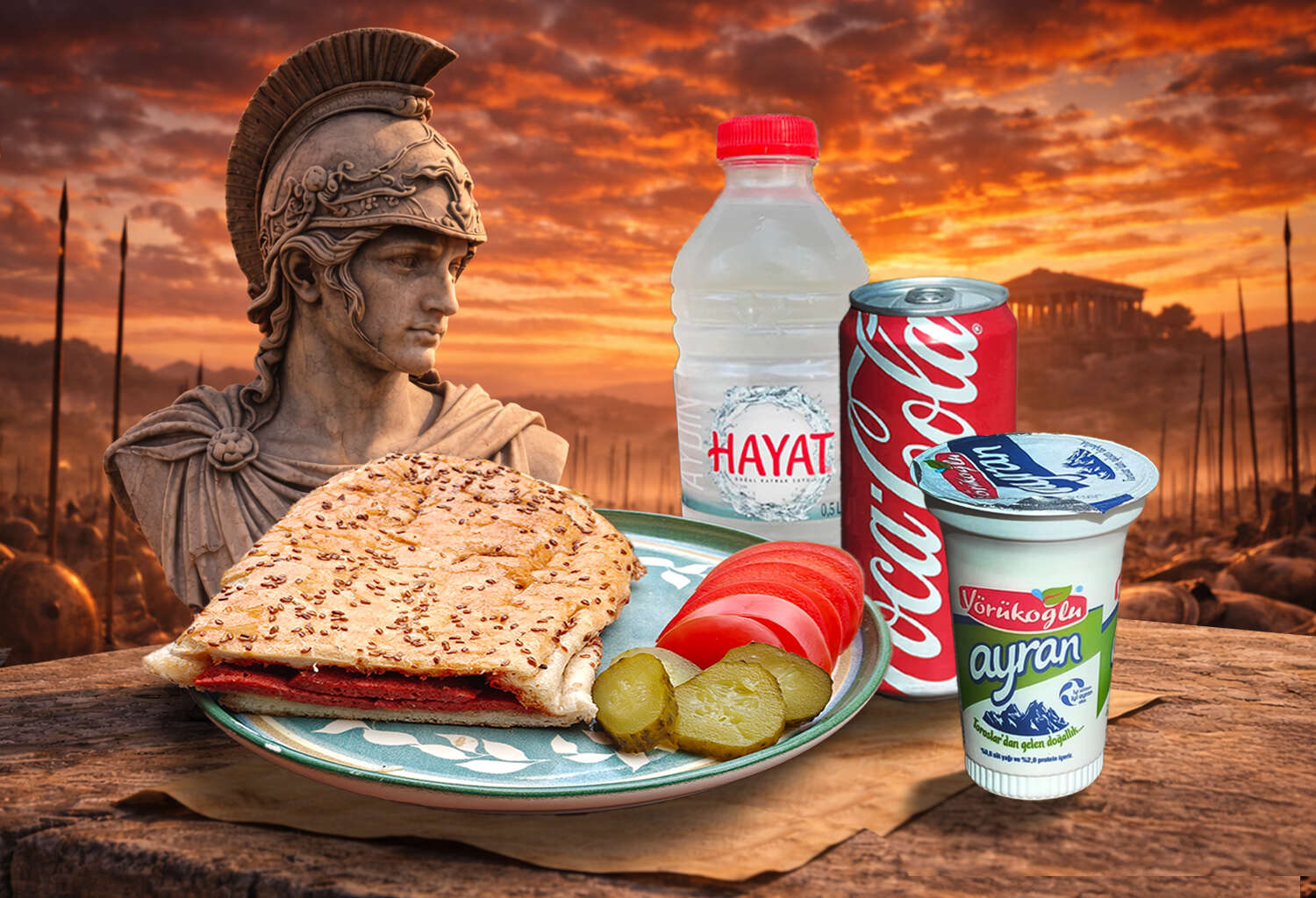 Kampanyalı Yarım Ekmek Ares Sucuklu Tost