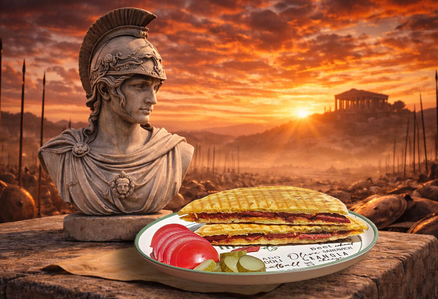 Ares Sucuklu Bazlamalı Tost