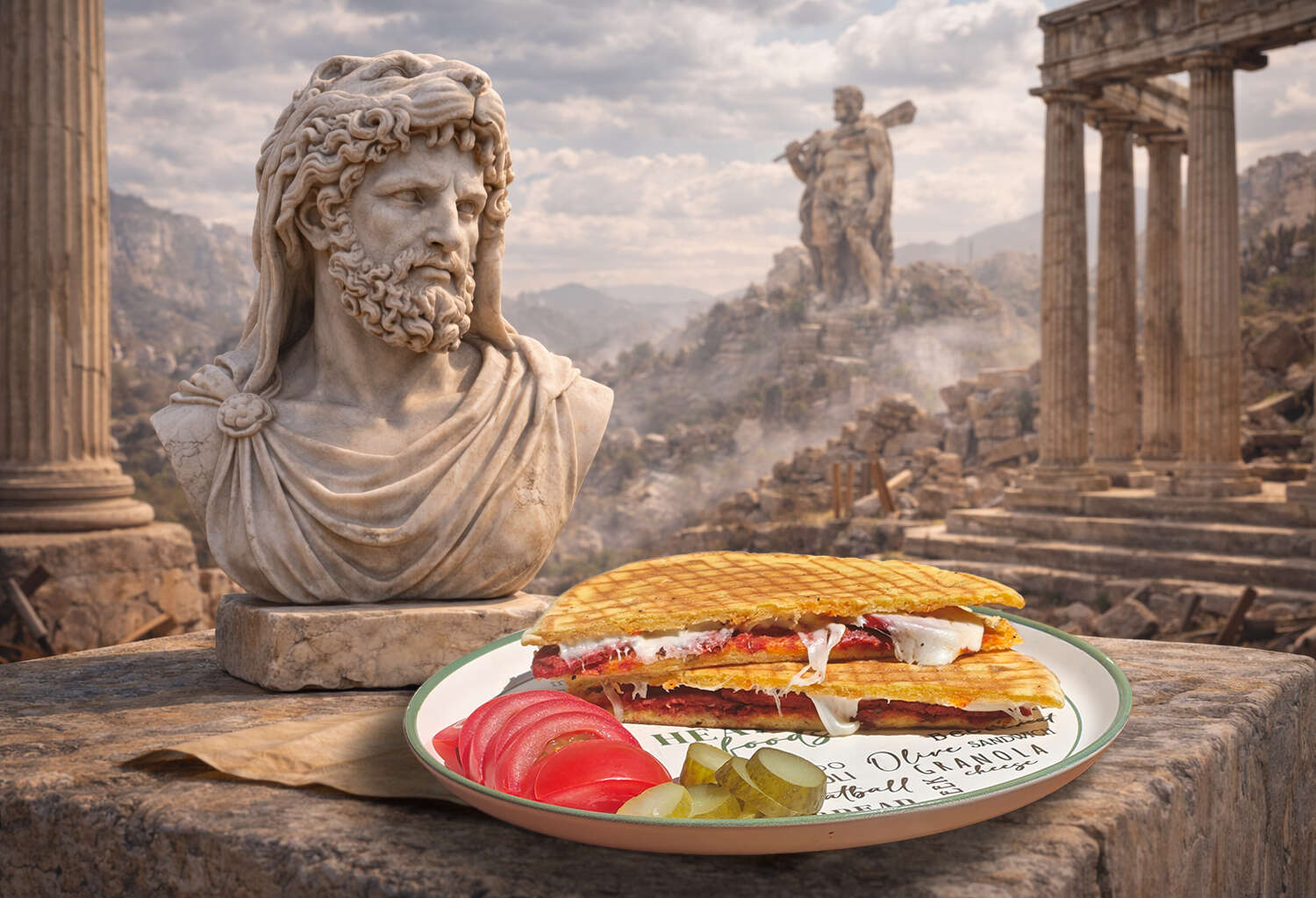 Herakles Karışık Bazlamalı Tost