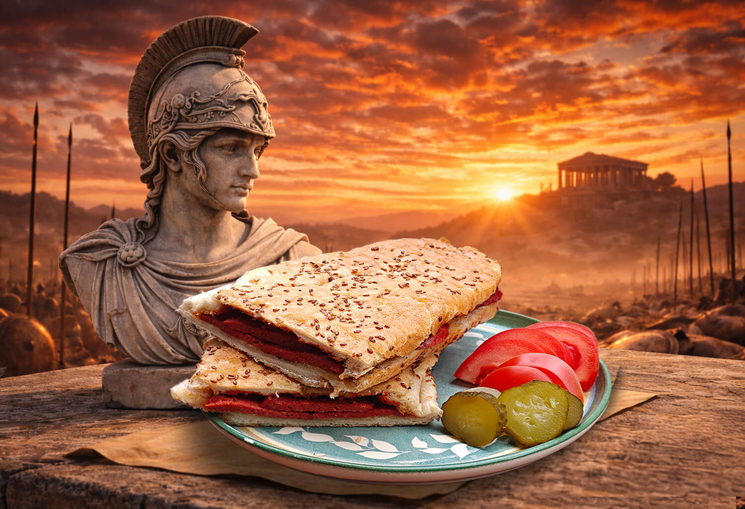 Tam Ekmek Ares Sucuklu Tost