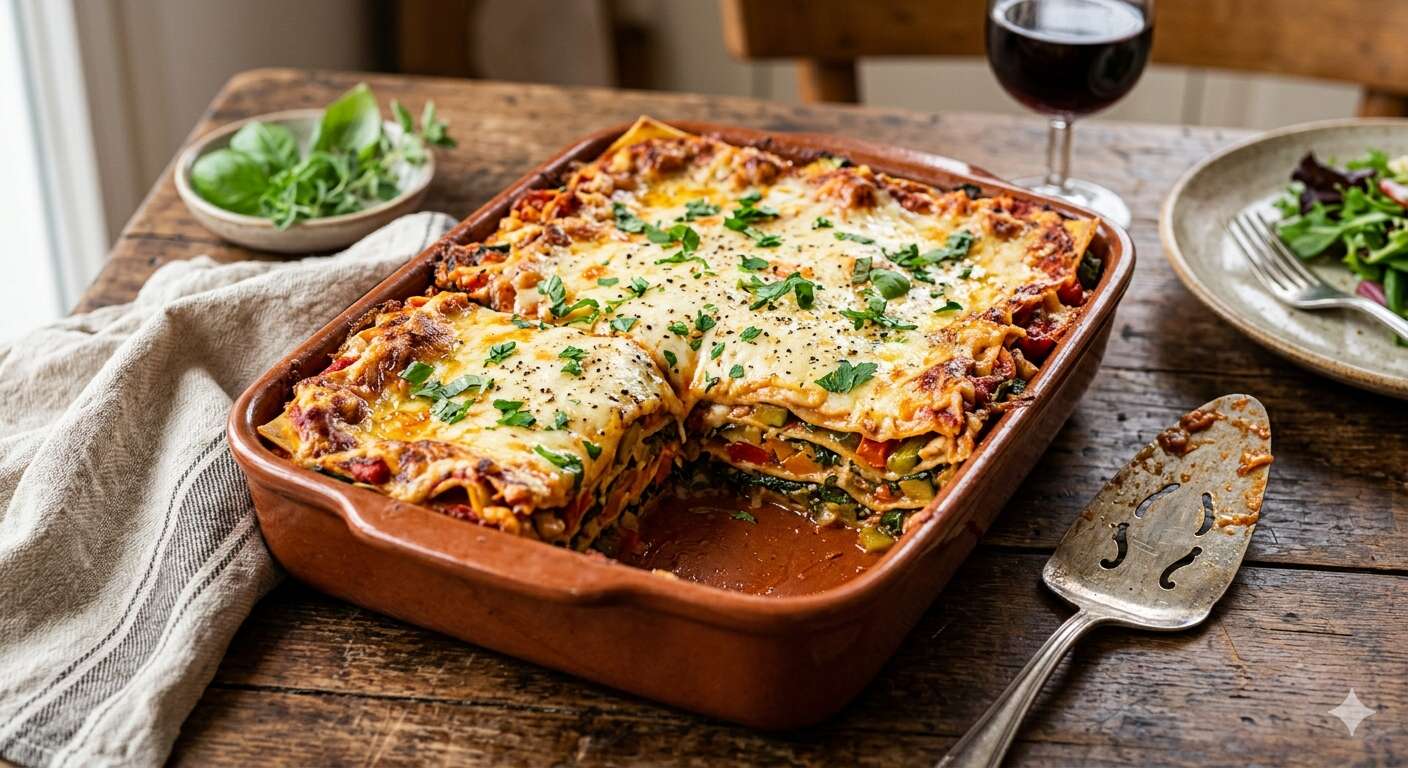 Sebzeli Vegan Lazanya