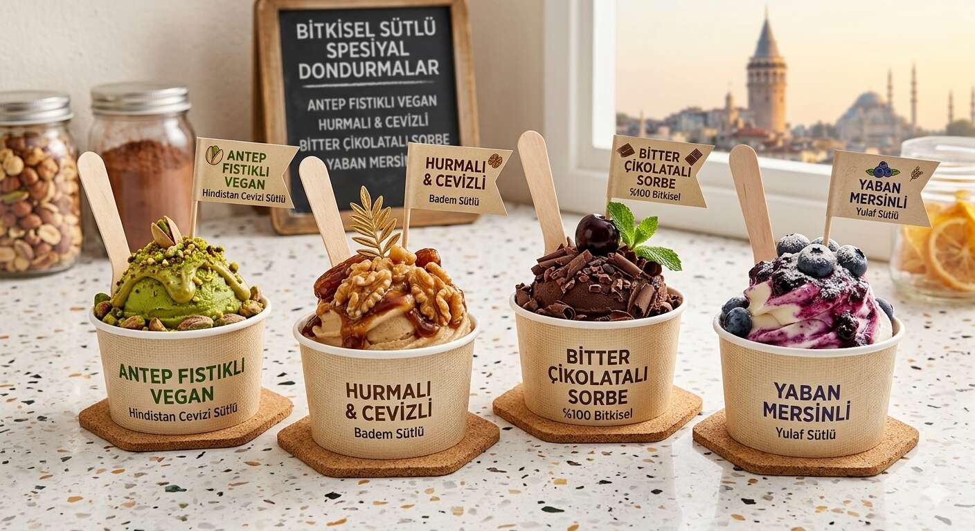 Bitkisel Sütlü Special dondurma çeşitleri (cup)