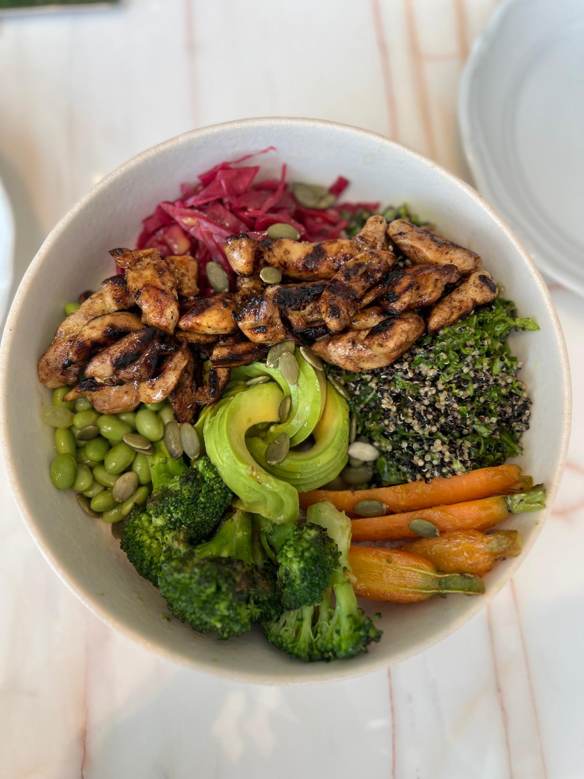 NINDA BOWL PORTAKAL GLAZELİ TAVUK