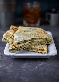 Otlu Peynirli Gözleme- Herbed Cheese Pancake