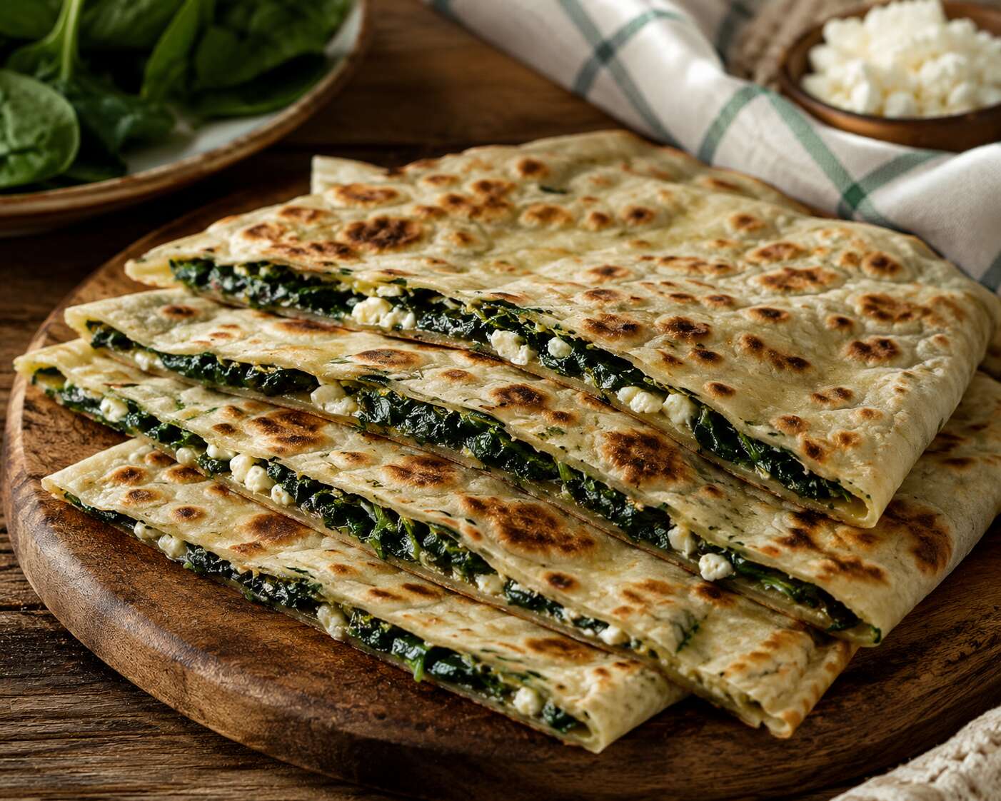Ispanaklı Gözleme- Spinach Cheese