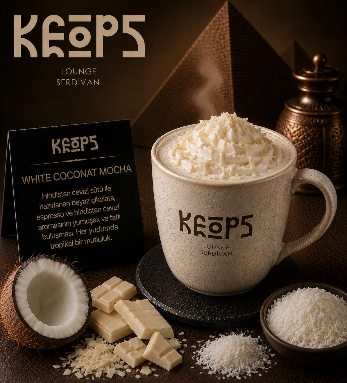 White Coconat Mocha