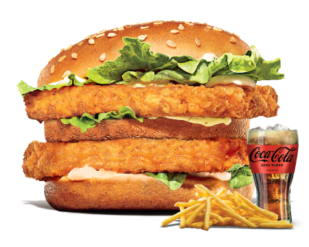 Çıtır tavuk burger menü