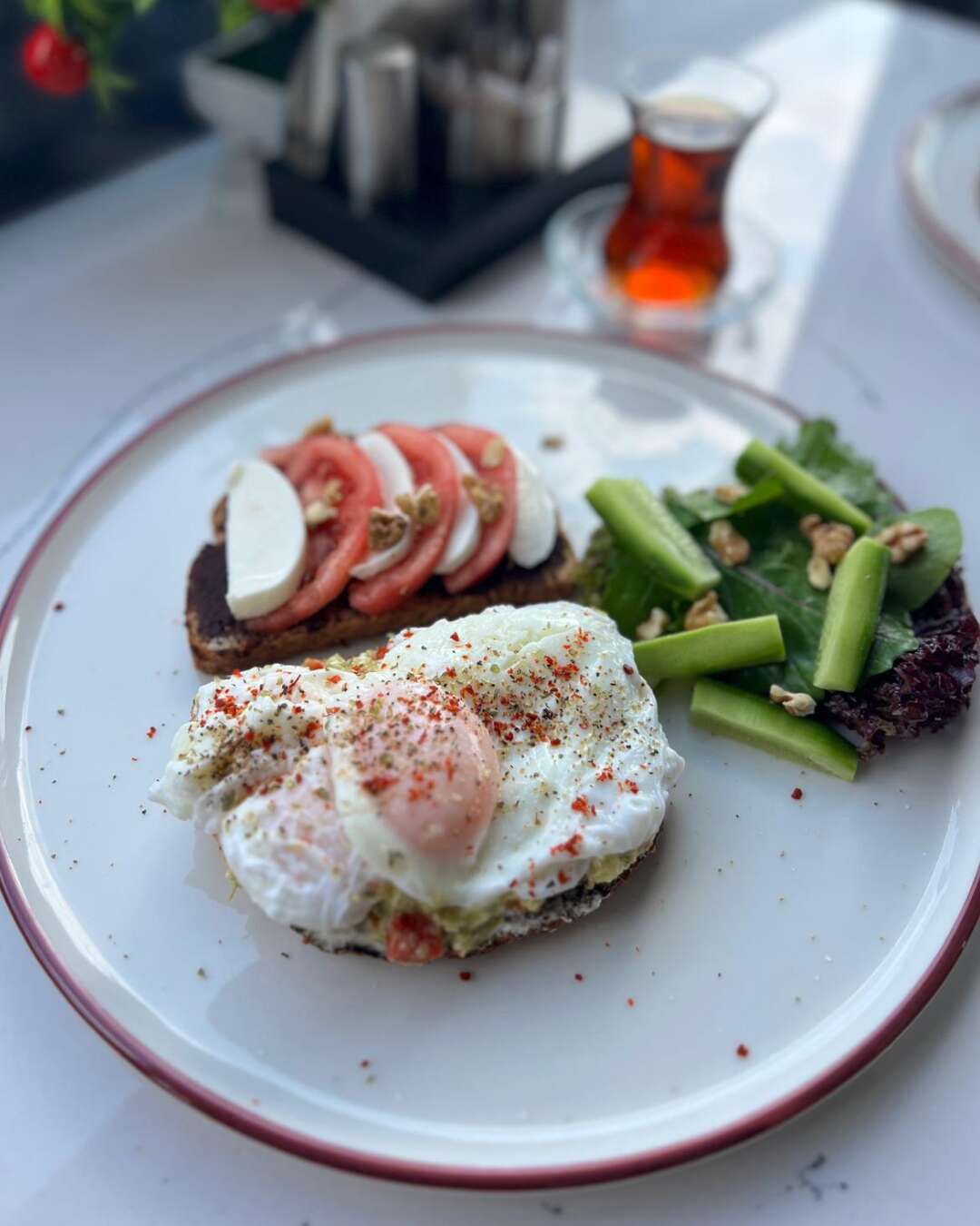 Fit Kahvaltı Tabağı