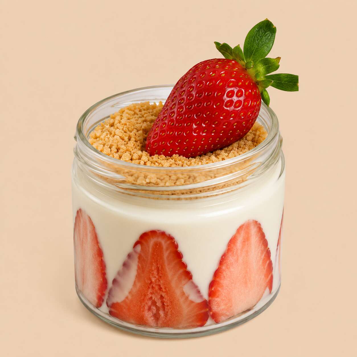 Strawberry magnolia pudding