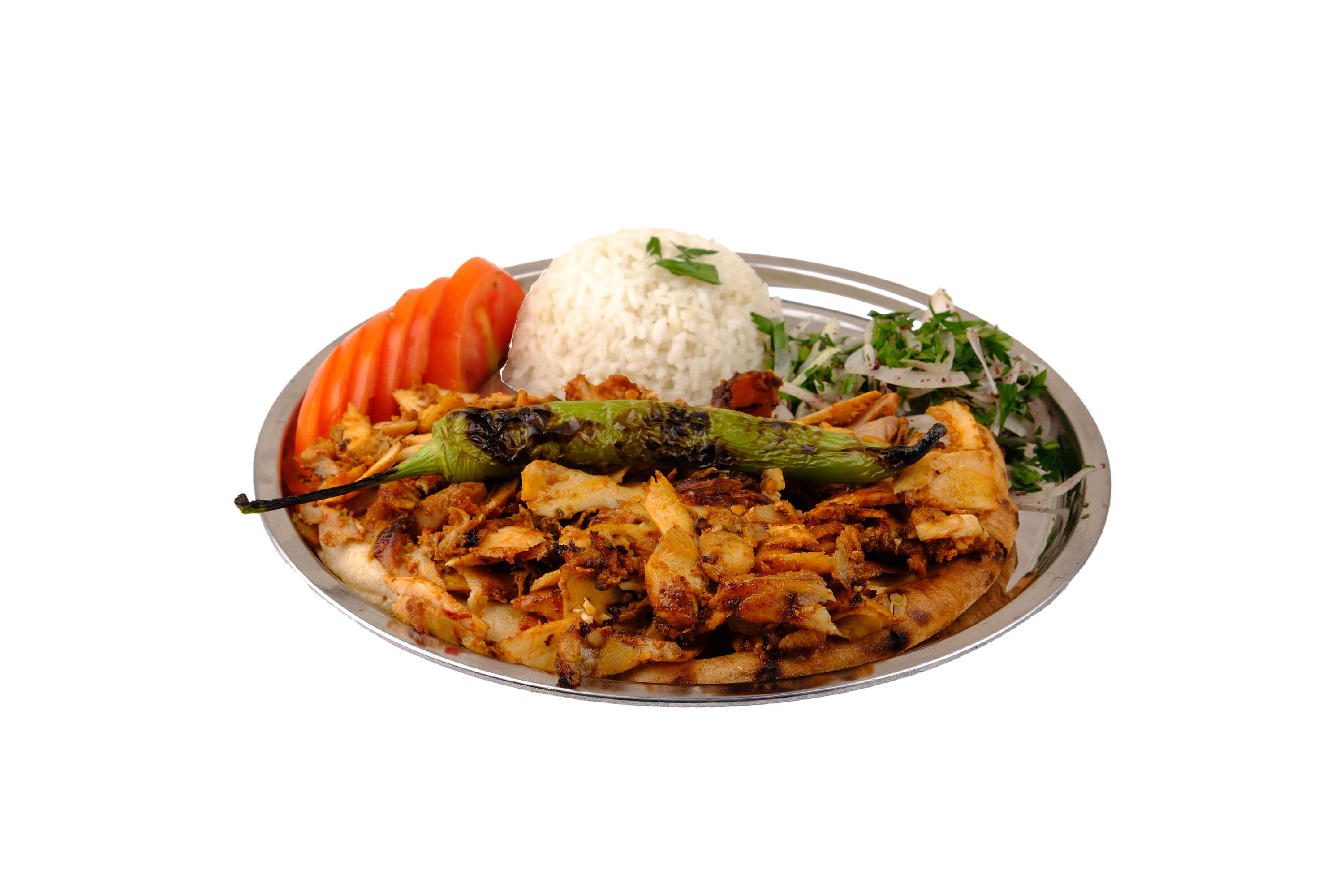 1,5 porsiyon tavuk döner