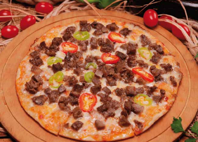 Kavurmalı Pizza