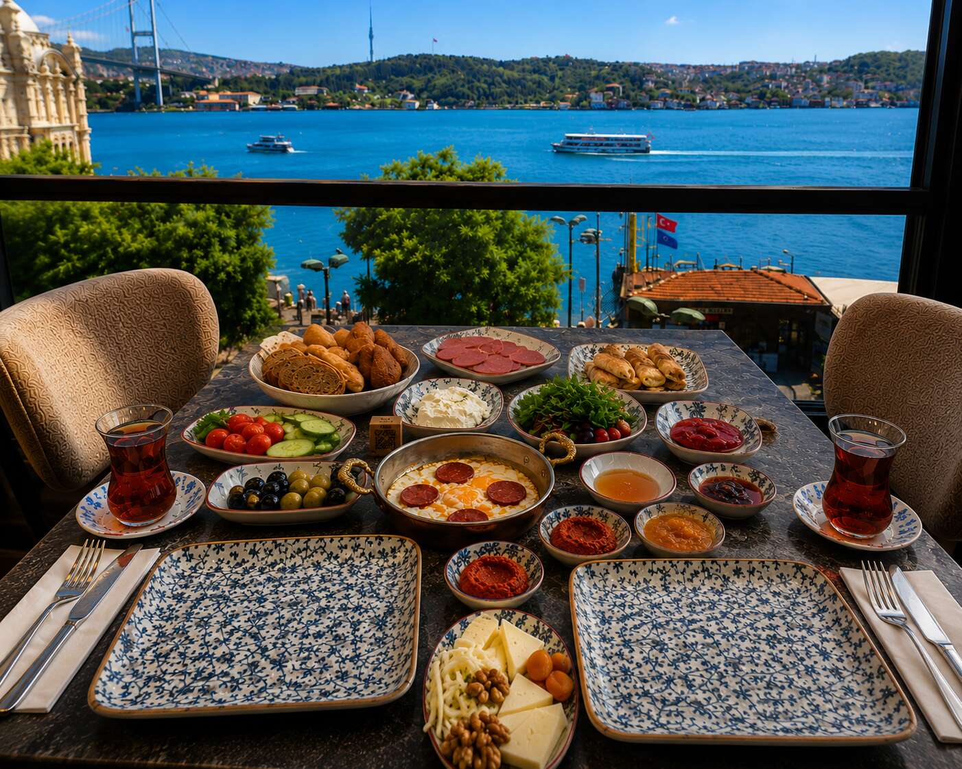 2 KİŞİLİK KAHVALTI