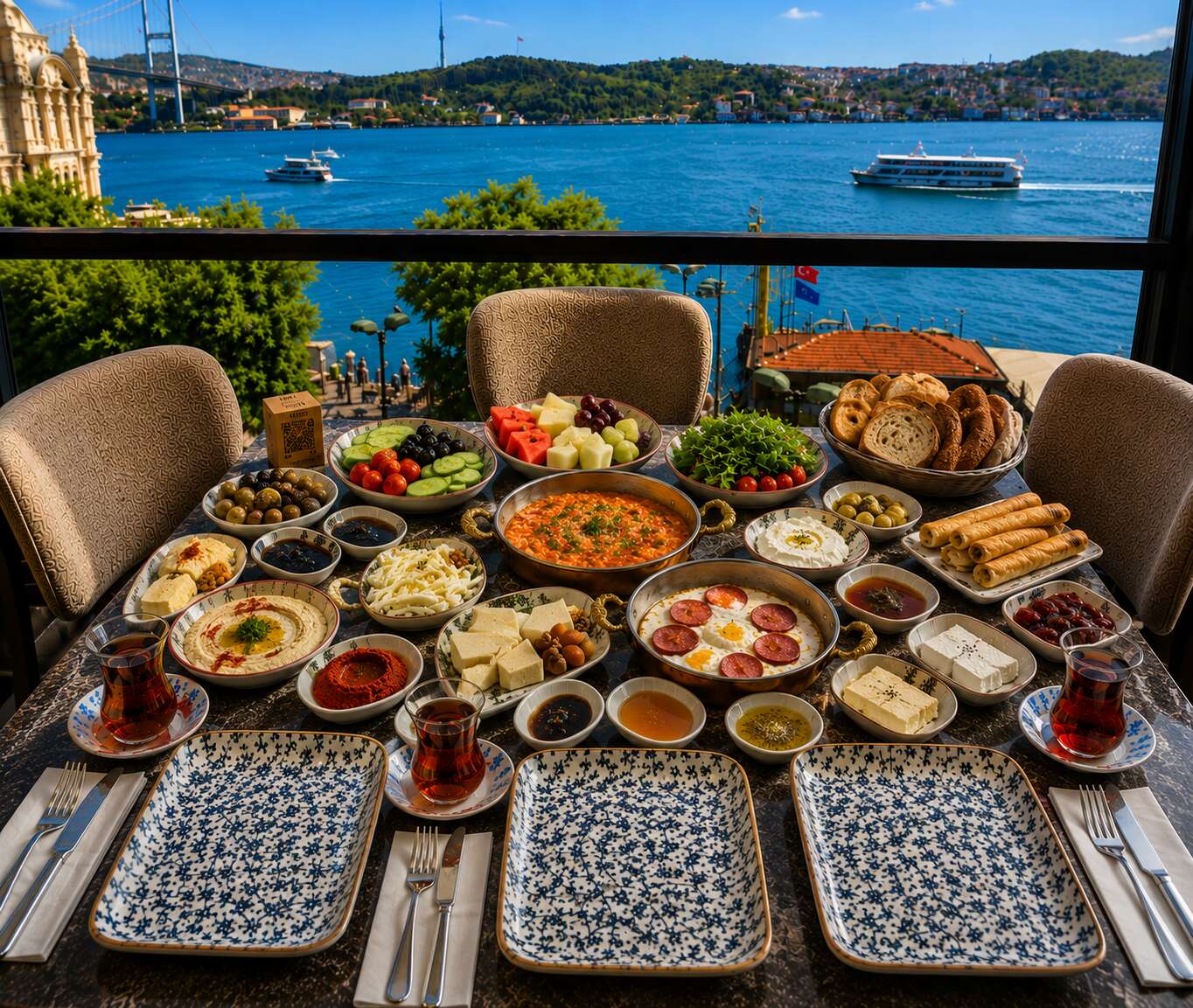 3 KİŞİLİK KAHVALTI