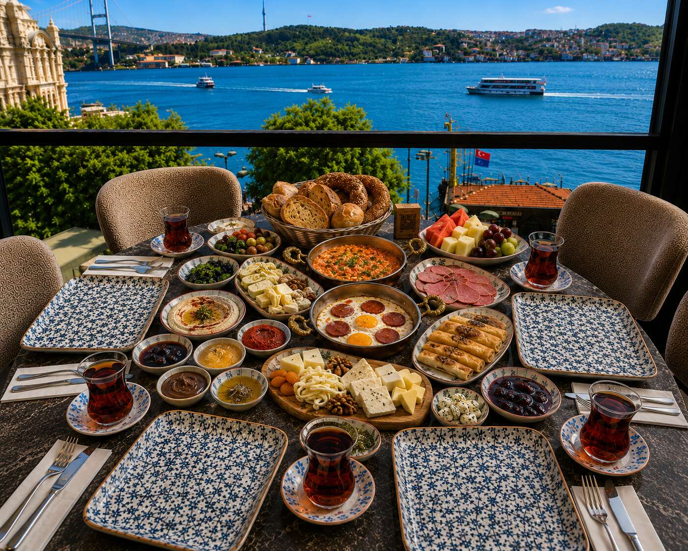 4 KİŞİLİK KAHVALTI