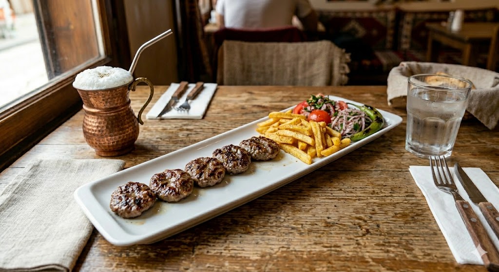 Porsiyon köfte, portion of meatballs , порция фрикаделек