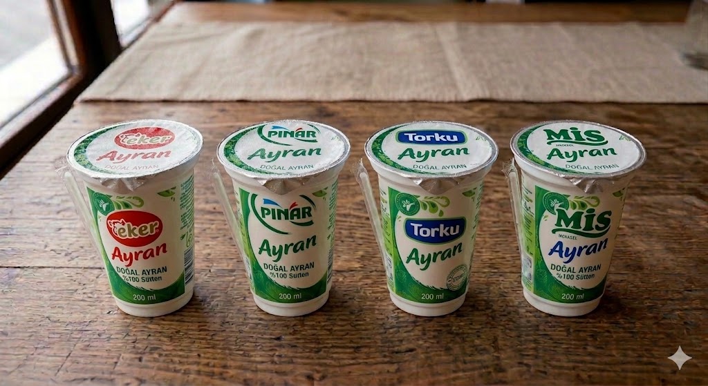 Ayran ,  diluted and salted yogurt drink , разбавленный и подсоленный йогуртовый напиток