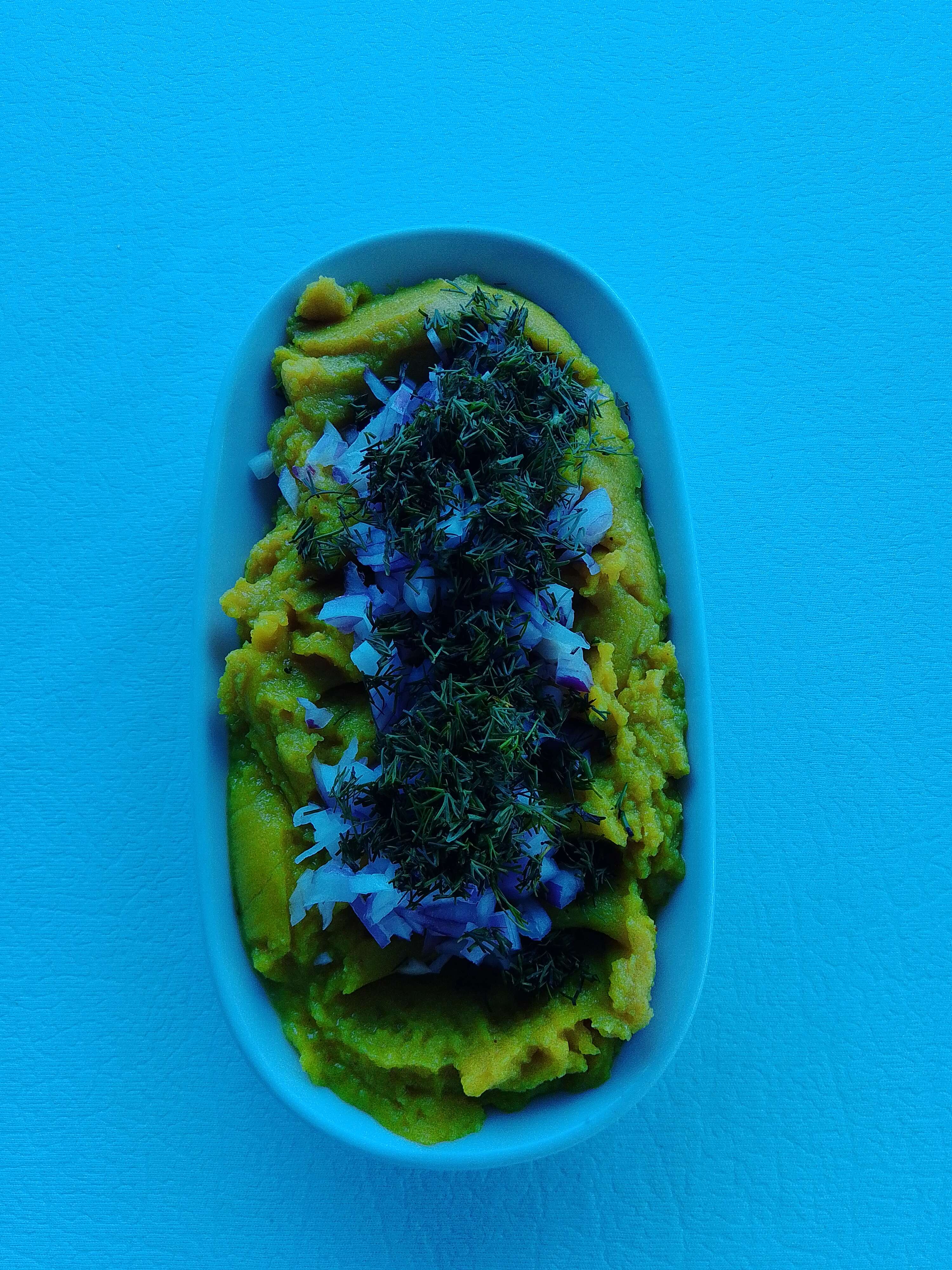 Fava bean purée
