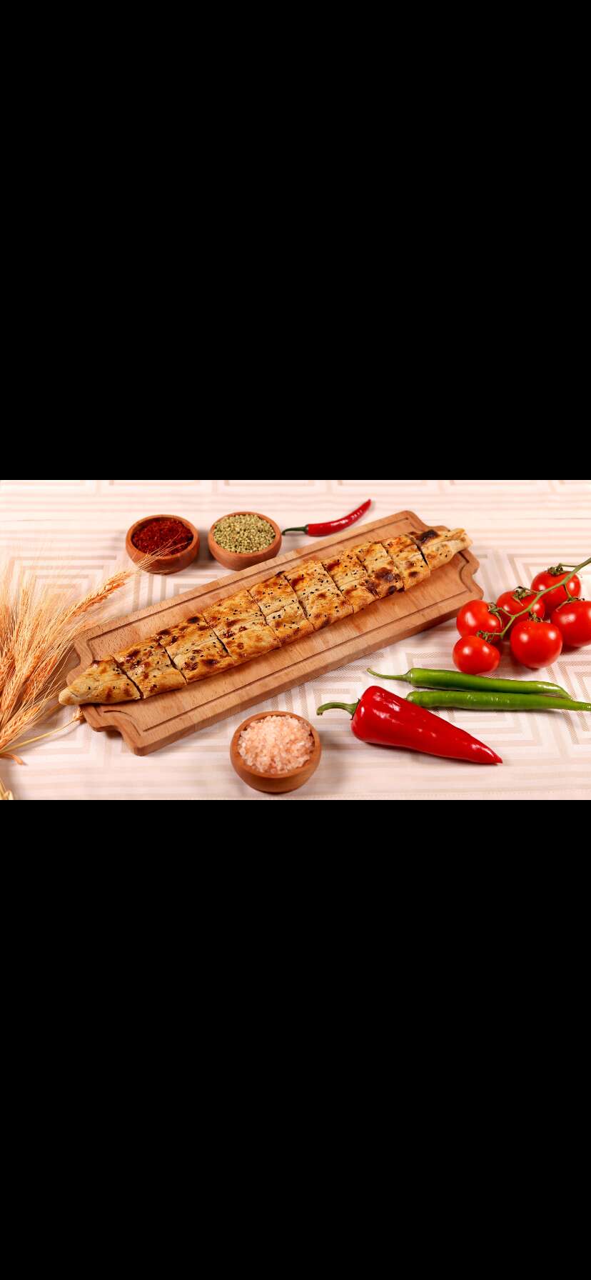 Kavurmalı Kaşarlı Pide