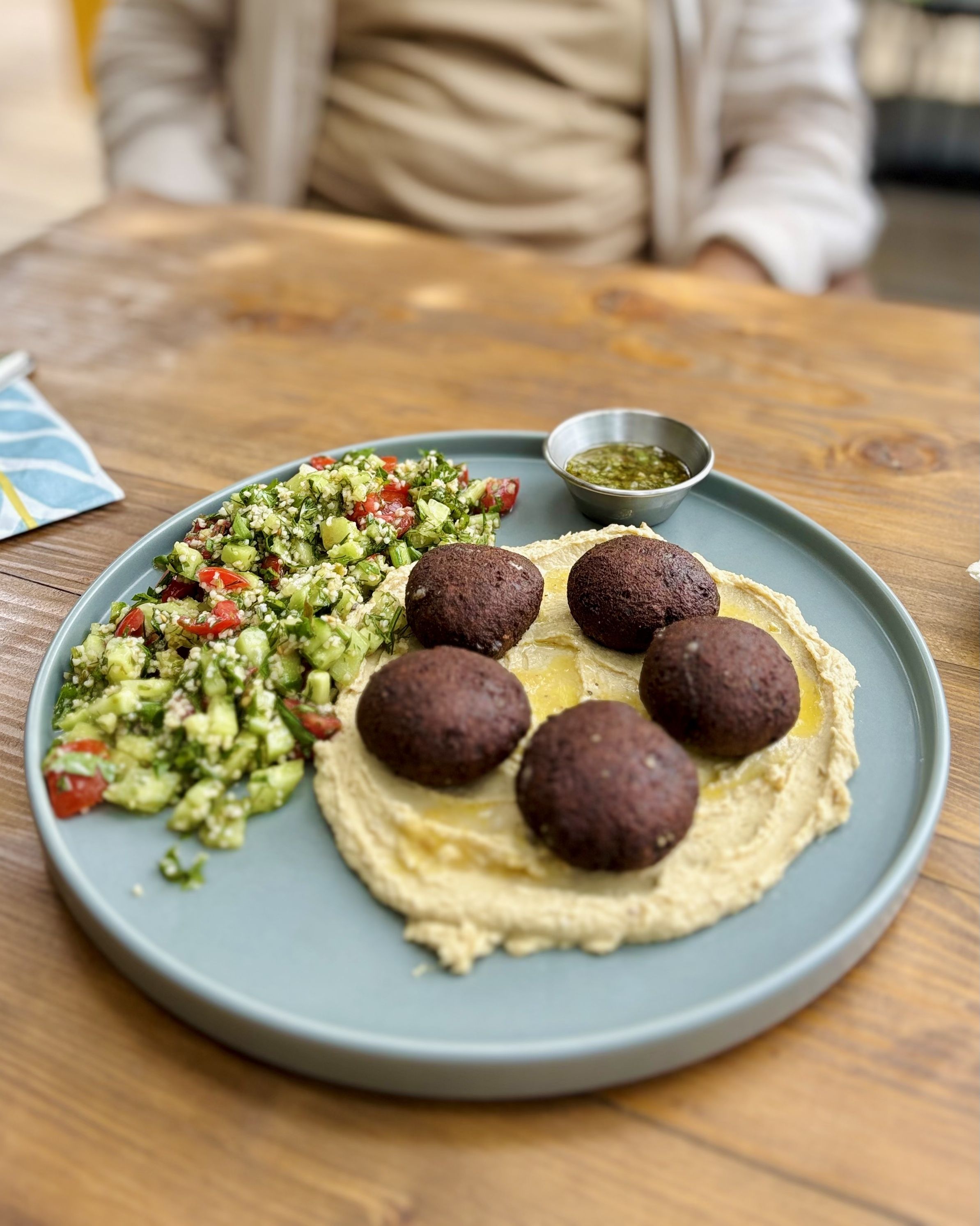 Tabuleli Falafel Tabağı / Falafel Plate with Tabbouleh