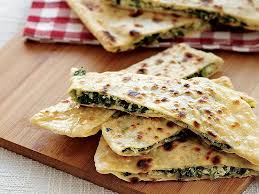Herb and cheese gözleme