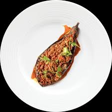 Karnıyarık (Turkish stuffed eggplant)