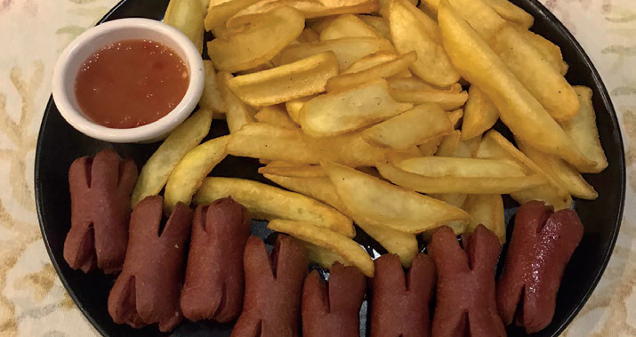 Sausage plate