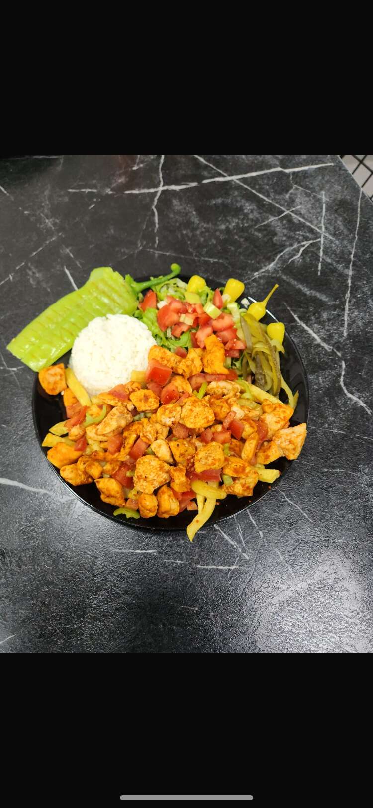 Soslu tavuk 