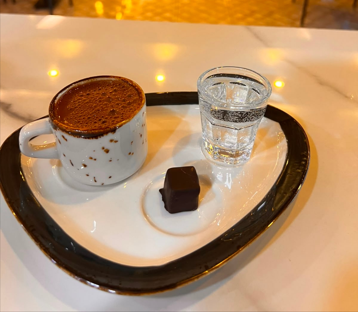 Cardamom Turkish coffee