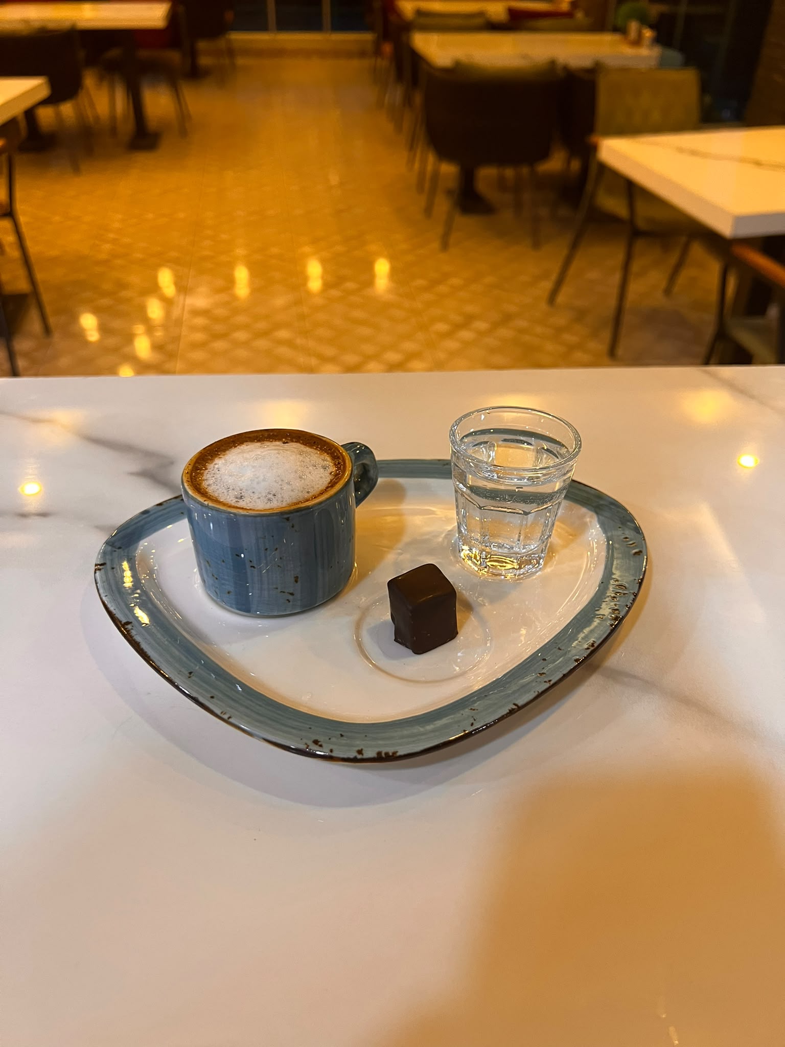 Turkish coffee with milk